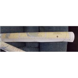 NAUTICAL MAP - ALBERNI INLET - NOT LAMINATED