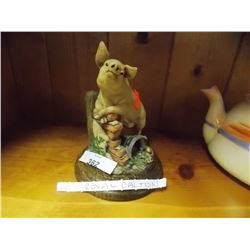 ROYAL DOULTON FIGURE - PIG ON BRICK WALL