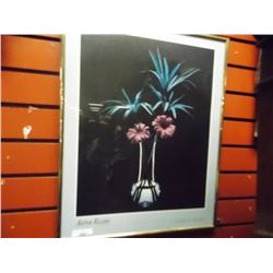 FRAMED PICTURE - AARON REZNY - FLOWERS IN GLASS VA