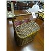 Image 1 : Wicker Picnic Basket - Wine & Cheese