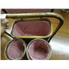 Image 3 : Wicker Picnic Basket - Wine & Cheese