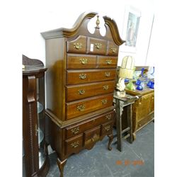 Mahogany High Boy Chest of Drawers