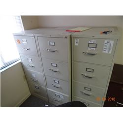 3 Hon 4 Drawer Legal File Cabinets - 3 Times the Money