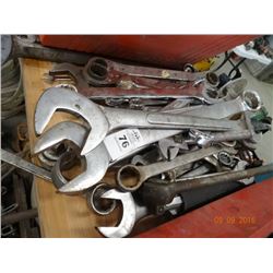 Large Lot of Open End Wrenches