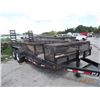 Image 4 : 2013 PJ T/A 7' x 20' Dovetailed Equipment Trailer w/Work Tool Box & Electric Brakes, Nice Cond. VIN 