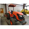 Image 3 : Kubota MX5800 Dsl. Mid Size Tractor w/Box Blade, 3 PT Hitch, HST, New Conditon, Shows Only 419.3 Hrs