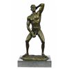 Image 10 : Nude Erotic Nymph With Satyr Bronze Sculpture on marble base