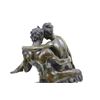 Image 5 : Nude Erotic Nymph With Satyr Bronze Sculpture on marble base