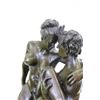 Image 6 : Nude Erotic Nymph With Satyr Bronze Sculpture on marble base