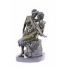 Image 7 : Nude Erotic Nymph With Satyr Bronze Sculpture on marble base