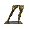 Image 2 : Bodybuilder Muscular bronze Figurine on marble base