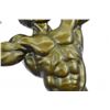 Image 3 : Bodybuilder Muscular bronze Figurine on marble base