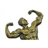 Image 4 : Bodybuilder Muscular bronze Figurine on marble base
