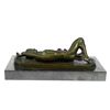 Image 6 : Nude Man Bronze Figurine on marble base