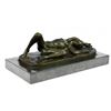 Image 8 : Nude Man Bronze Figurine on marble base