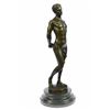 Image 5 : Nude Male bronze Statue on marble base
