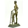 Image 6 : Nude Male bronze Statue on marble
