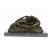Image 10 : Signed Lambeaux Two Lesbian Girl Bronze Sculpture onmarble base