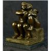 Image 7 : Nude Female and Male Bronze Statue