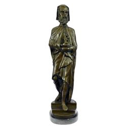 Michelangelo Bronze Sculpture on marble base