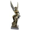 Image 4 : Nude Angel Bronze Sculpture on A marble base