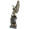Image 5 : Nude Angel Bronze Sculpture on A marble base