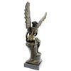 Image 6 : Nude Angel Bronze Sculpture on A marble base