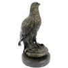 Image 10 : Elegant Eagle Bronze sculpture on A Marble base