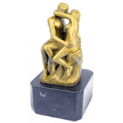 Kiss Lover Kissing Bronze Sculpture