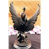 Image 3 : An Angel Rescuing Woman Bronze Sculpture on A Marble base