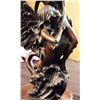 Image 5 : An Angel Rescuing Woman Bronze Sculpture on A Marble base