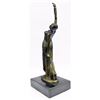 Image 5 : Belly Dancer Bronze Sculpture on marble base