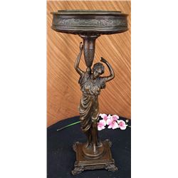 Sexy Girl Planter Vase Bronze Sculpture