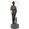 Image 3 : Russian Emperor Guard With Eagle Symbol Bronze Sculpture on Marble Base