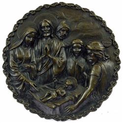 Genesis Nativity Modern Style Hot Cast Bronze Statue
