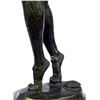Image 2 : dancer bronze sculpture on marble base