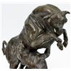 Image 3 : Confrontation Between Bull and Dog Art bronze Sculpture on marble base