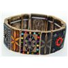 Image 2 : Vintage multi color gemstone stretch bracelet