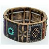 Image 3 : Vintage multi color gemstone stretch bracelet