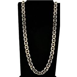 Vintage marine sterling silver necklace
