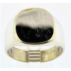 Vintage signet sterling silver ring