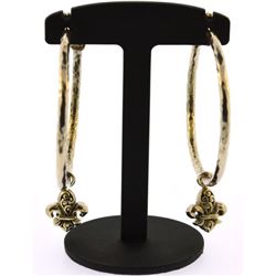Louis hill silver hoop earrings