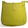 Image 4 : designer authentic Hermes green leather purse