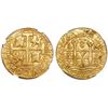 Image 1 : Lima, Peru, cob 8 escudos, 1712M, encapsulated NGC MS 62, from the 1715 Fleet (stated inside slab).