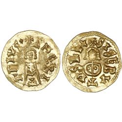 Spain (Visigoths), gold tremissis, Sisebut (612-621 AD), Emerita mint (Merida, Badajoz, Spain).