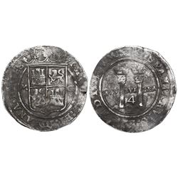 Mexico City, Mexico, 4 reales, Charles-Joanna, "Late Series," assayer G to right, mintmark M to left