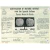 Image 2 : Potosi, Bolivia, cob 8 reales, Philip III, assayer not visible, quadrants of cross transposed, Grade