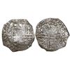 Image 1 : Potosi, Bolivia, cob 4 reales, (161)9T, Grade-2 or -3 quality but certificate missing.