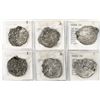 Image 1 : Lot of 3 Potosi, Bolivia, cob 4 reales, Philip III, assayers R, Q and not visible, all Grade 3.