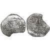Image 1 : Panama, cob 2 reales, Philip II, assayer oB to left, Grade-2 quality (no Grade on certificate), ex-R